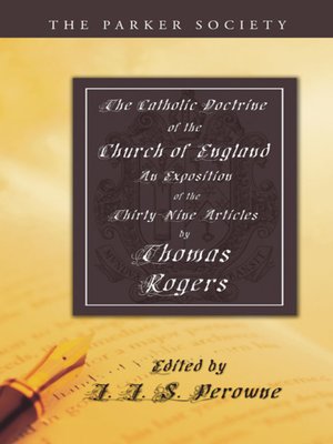 cover image of The Catholic Doctrine of the Church of England